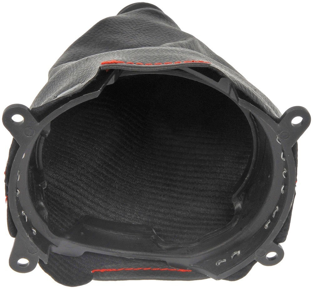 FITS 2008-2011 CIVIC Si AUTO OR MANUAL TRANS BLACK RED STITCH SHIFT LEVER BOOT1