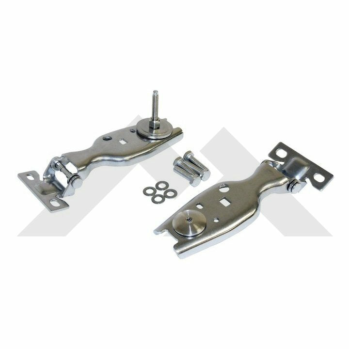 FITS 2007-2018 JEEP WRANGLER STAINLESS STEEL LIFTGATE GLASS HINGE KIT0