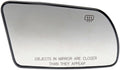 FIT 07-12 ALTIMA 4 DOOR 13 2 DOOR COUPE 3.4L PASSENGER HEATED DOOR MIRROR GLASS0