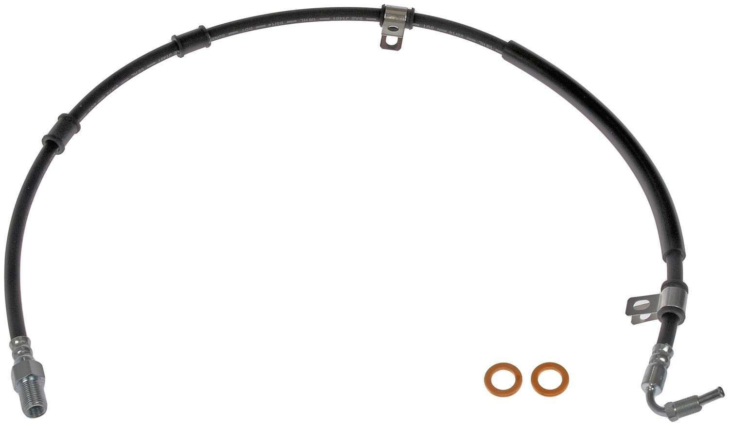 04-05 FORD 00-04 IC INTERNATIONAL 02-04 IC CORP LEFT OR RIGHT FRONT BRAKE HOSE0