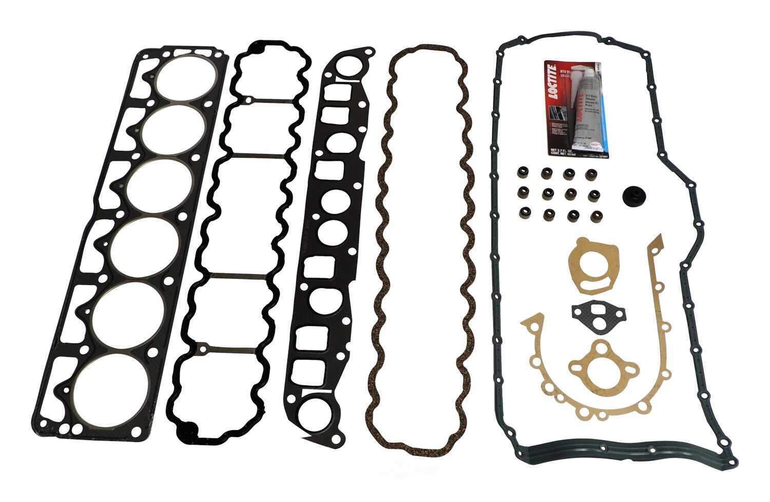 FITS 91-99 WRANGLER CHEROKEE COMANCHE 93-98 G CHEROKEE 4.0L MASTER GASKET SET0