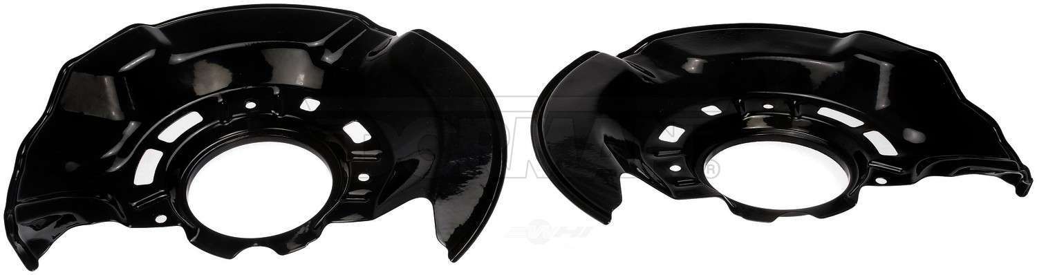 FITS 09-13 COROLLA USA BUILT MATRIX PAIR OF FRONT BRAKE DUST BACKING PLATES4