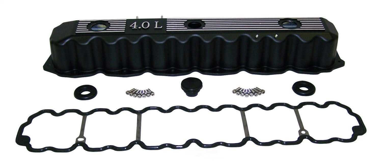 93-04 WRANGLER 93-04 CHEROKEE 93-98 GRAND CHEROKEE 4.0L BLACK VALVE COVER KIT0