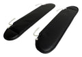 FITS 1987-1995 JEEP WRANGLER BLACK LEFT AND RIGHT SUN VISOR SET0