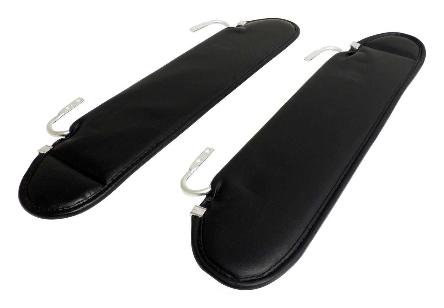 FITS 1987-1995 JEEP WRANGLER BLACK LEFT AND RIGHT SUN VISOR SET0