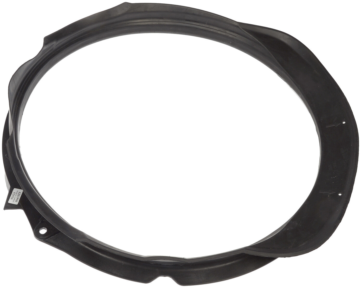 FIT 2013-2018 RAM 2500 3500 4500 5500 6.7L ENGINE ROUND STYLE COOLING FAN SHROUD2