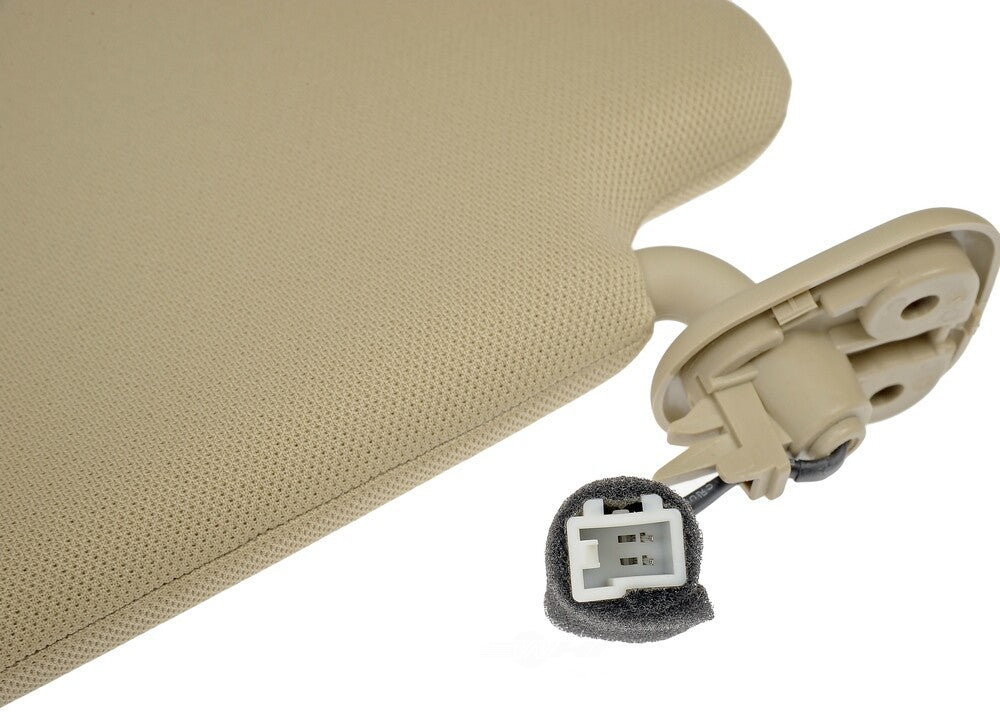 FITS 2006-2009 SANTA FE WITHOUT SUNROOF PASSENGER CLOTHE BEIGE TAN SUN VISOR3