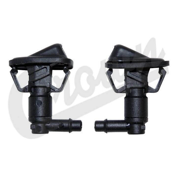 FITS 2018-2023 JEEP WRANGLER GLADIATOR LEFT AND RIGHT WINDSHIELD WASHER NOZZLES0