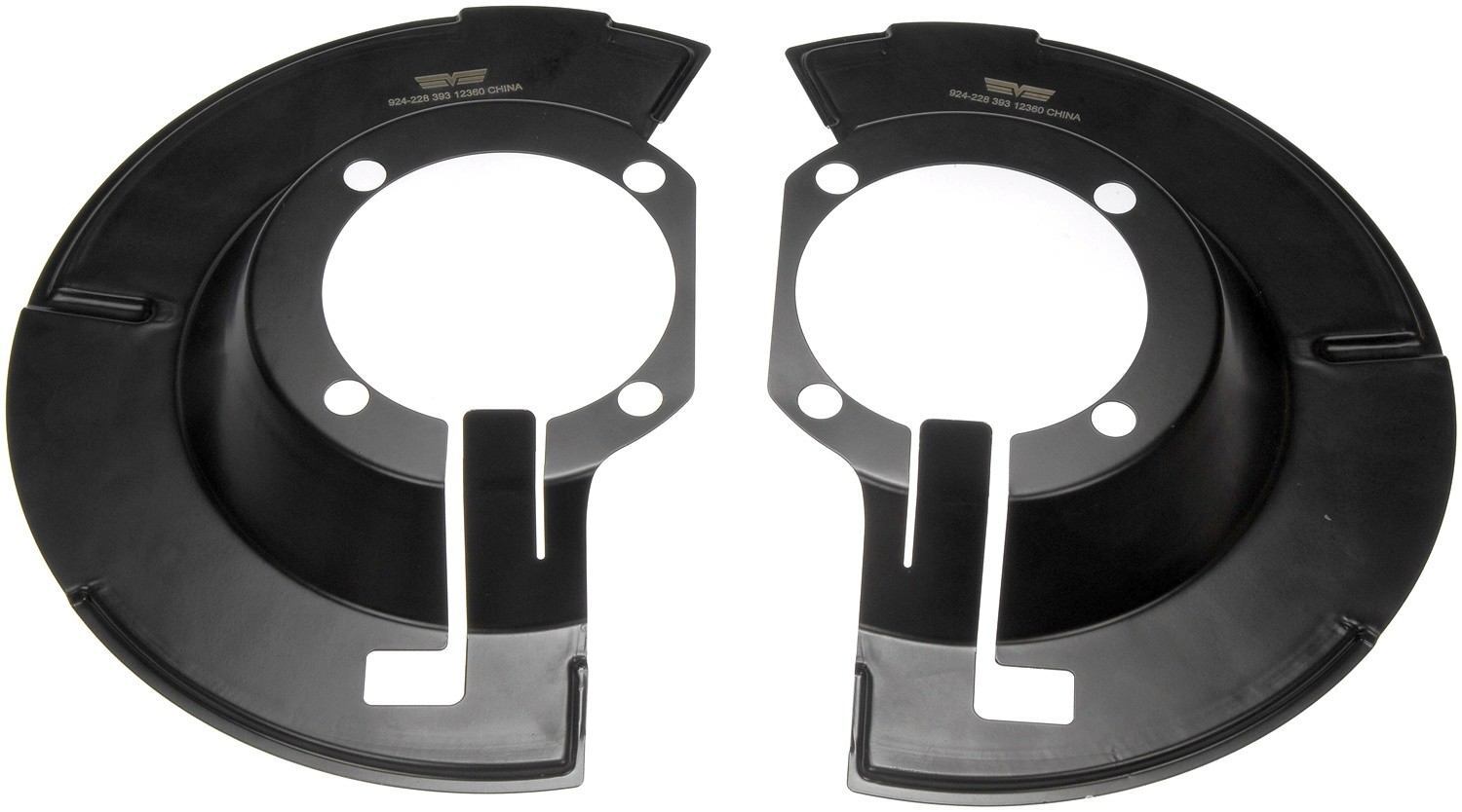 FITS 2003-2008 DODGE RAM 3500 2500 4WD PAIR OF FRONT BRAKE DUST SHIELDS0