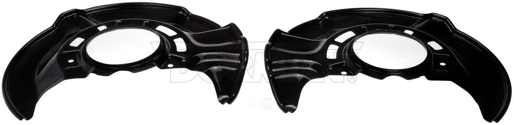 FITS 09-13 COROLLA USA BUILT MATRIX PAIR OF FRONT BRAKE DUST BACKING PLATES1