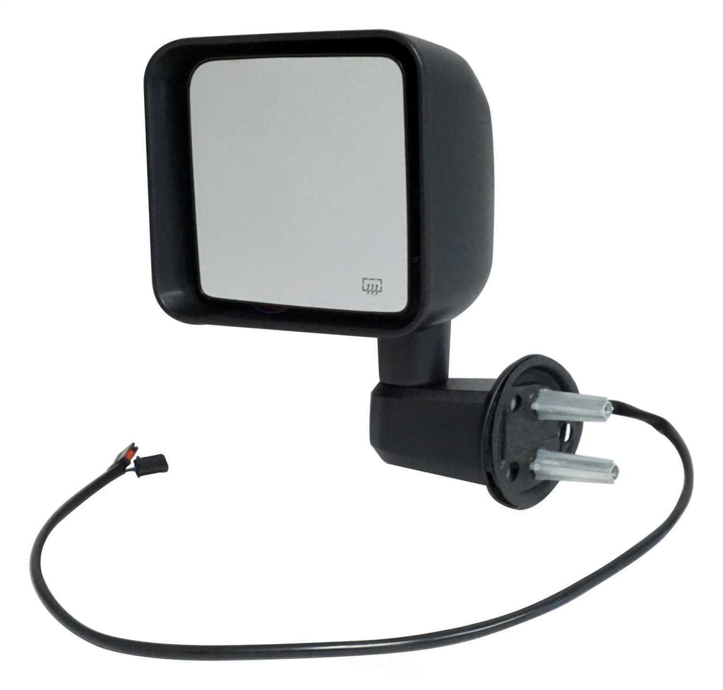 FITS 2015-2018 WRANGLER DRIVER LEFT BLACK TEXTURED POWER HEATED DOOR MIRROR0