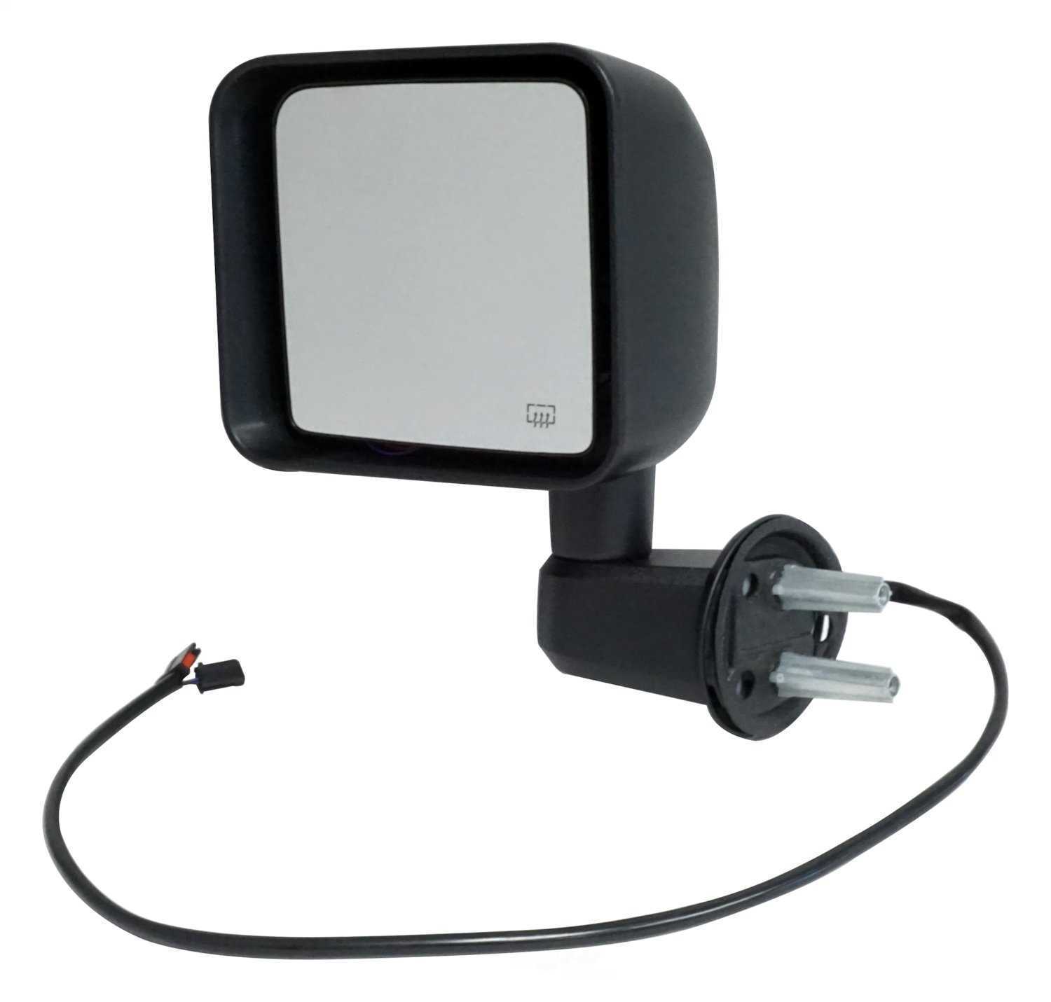 FITS 2015-2018 WRANGLER DRIVER LEFT BLACK TEXTURED POWER HEATED DOOR MIRROR0