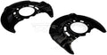 FITS 09-13 COROLLA USA BUILT MATRIX PAIR OF FRONT BRAKE DUST BACKING PLATES0