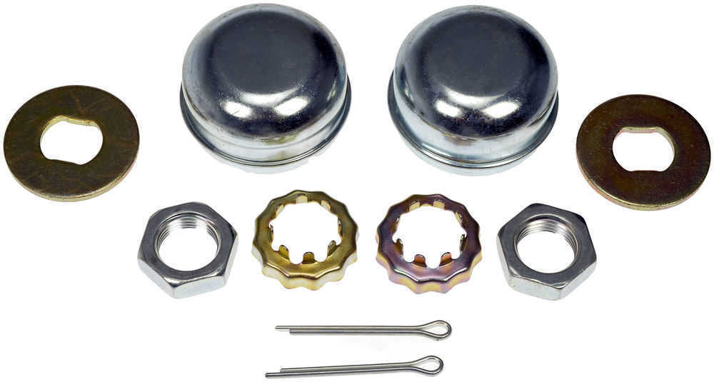 FITS 84-19 FORD 98-02 LINCOLN 97-03 MERCURY 1.98 IN SPINDLE NUT AND DUST CAP KIT0