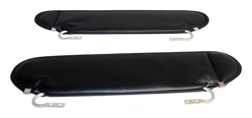 FITS 1987-1995 JEEP WRANGLER BLACK LEFT AND RIGHT SUN VISOR SET2