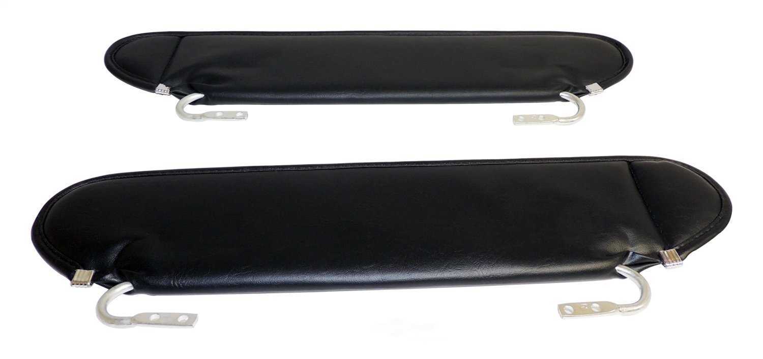 FITS 1987-1995 JEEP WRANGLER BLACK LEFT AND RIGHT SUN VISOR SET2