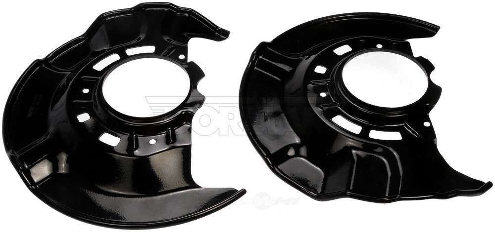FITS 09-13 COROLLA USA BUILT MATRIX PAIR OF FRONT BRAKE DUST BACKING PLATES3
