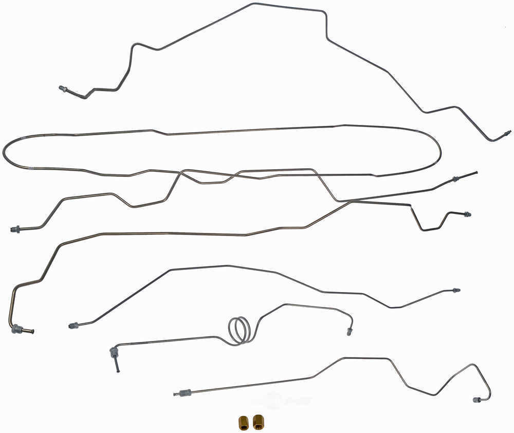 99-00 F-250 F-350 SUPER DUTY EXT CAB 4WD 2 WHEEL-ABS 96BED SRW BRAKE LINE KIT0
