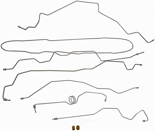 99-00 F-250 F-350 SUPER DUTY EXT CAB 4WD 2 WHEEL-ABS 96BED SRW BRAKE LINE KIT0