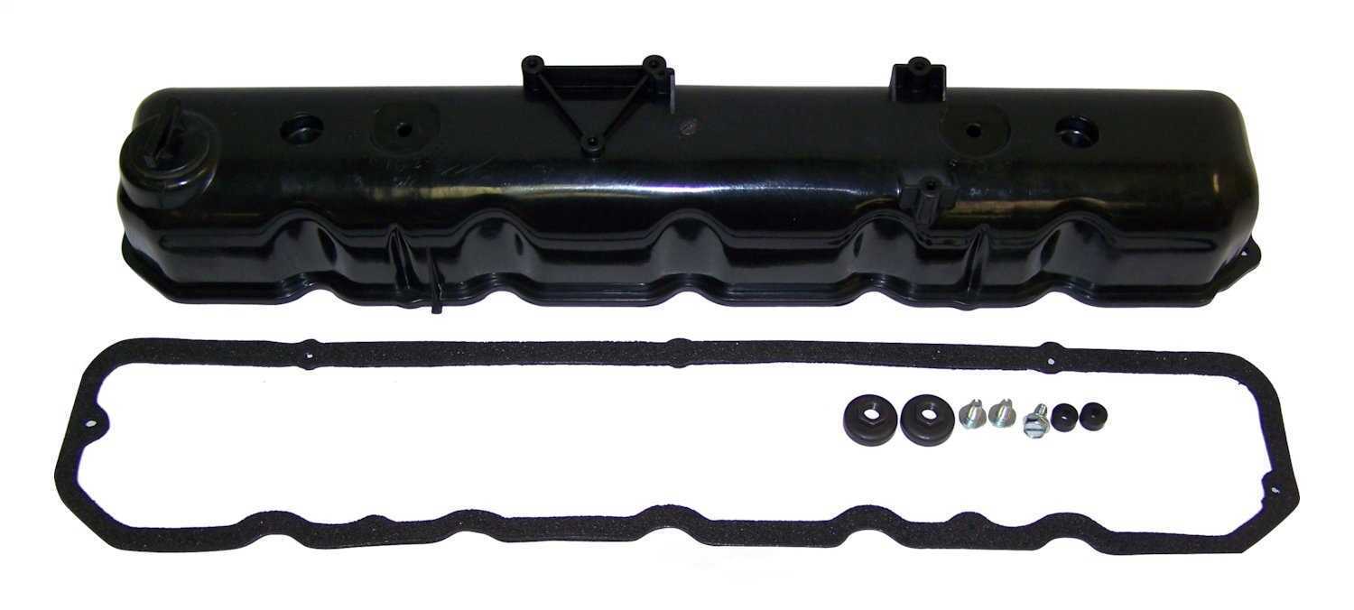 FIT 1981-1986 JEEP CJ SJ J WITH 4.2L ENGINE BLACK PLASTIC VALVE COVER & SEAL KIT0