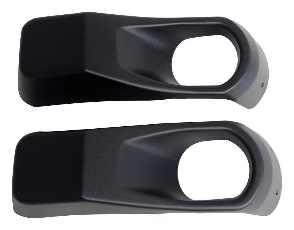 FITS 2018-2024 GLADIATOR WRANGLER STEEL BUMPER LEFT RIGHT FRONT FOG LAMP BEZELS0
