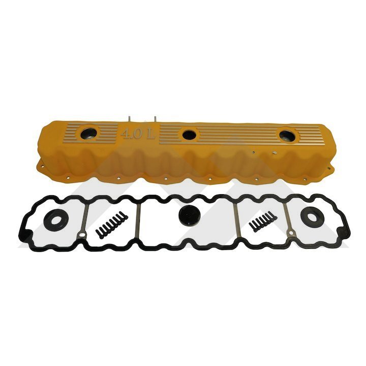 93-04 WRANGLER 93-04 CHEROKEE 93-98 GRAND CHEROKEE 4.0L YELLOW VALVE COVER KIT0