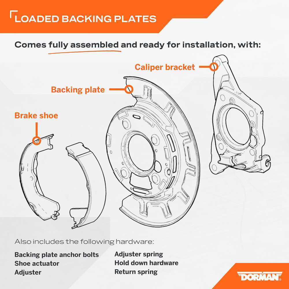 FITS 04-07 CADILLAC 00-07 CHEV GMC LEFT OR RIGHT REAR LOADED BRAKE BACKING PLATE4