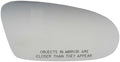 FITS 1996-2002 SW SW1 SW2 SL SL1 SL2 LW200 LW300 PASSENGER DOOR MIRROR GLASS0