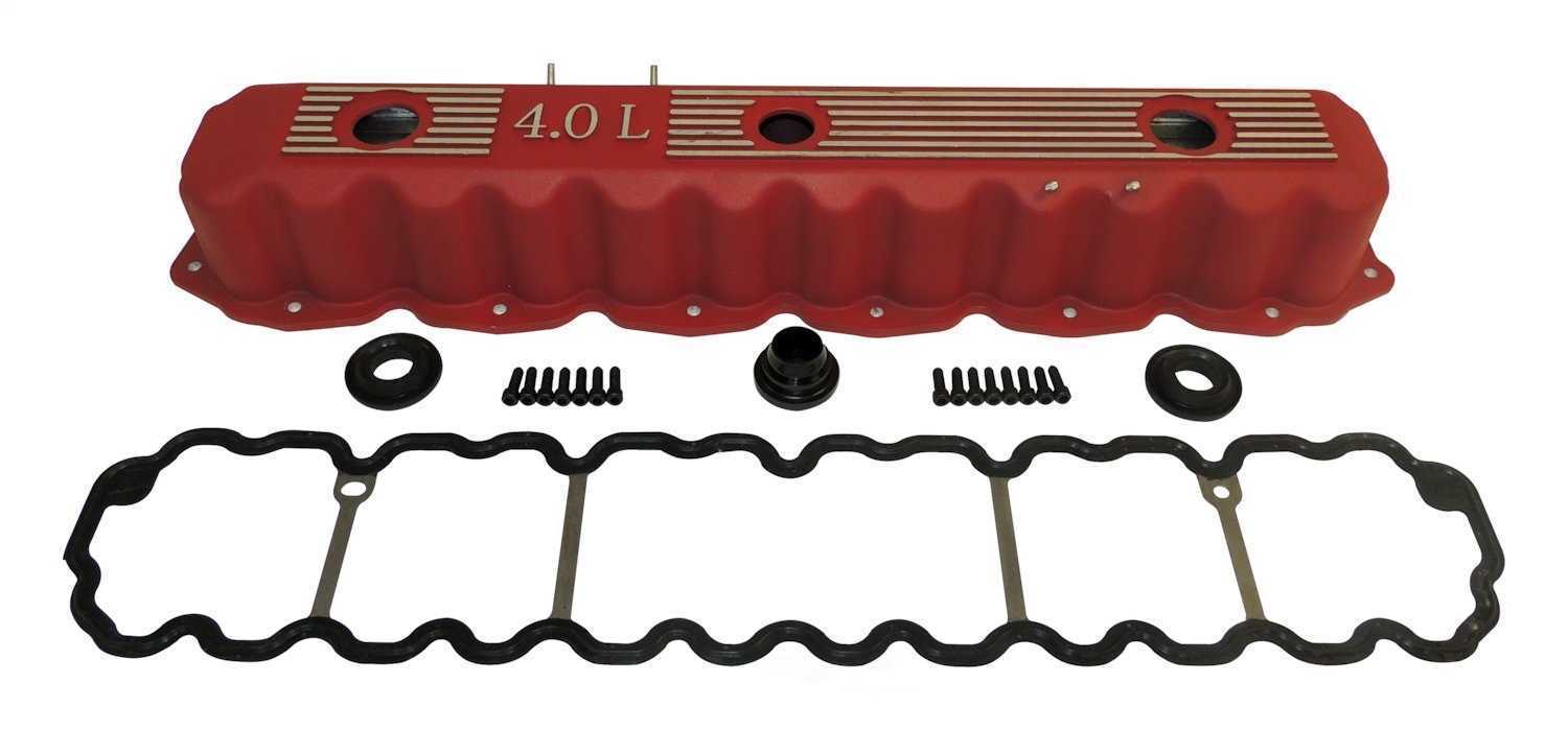 FITS 93-04 WRANGLER 93-04 CHEROKEE 93-98 GRAND CHEROKEE 4.0L RED VALVE COVER KIT0
