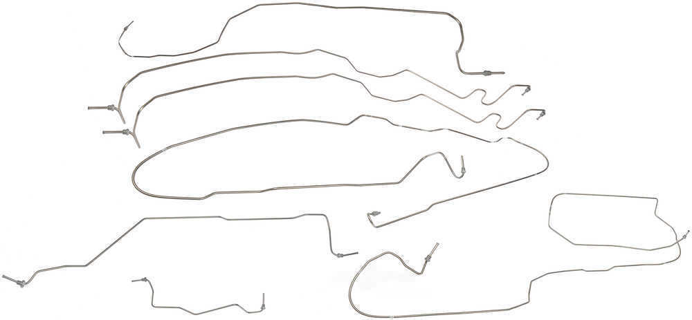 03-07 SILVERADO SIERRA 3500 2500HD 96 BED EXT CAB SRW STAINLESS STEEL BRAKE LINE0