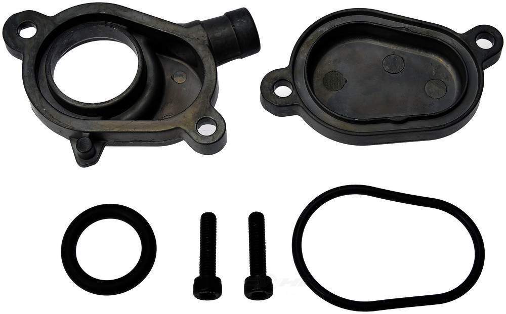 FIT 03-07 F250 F350 F450 F550 04-10 E250 E350 E450 6.0 OIL COOLER HOUSING OUTLET2