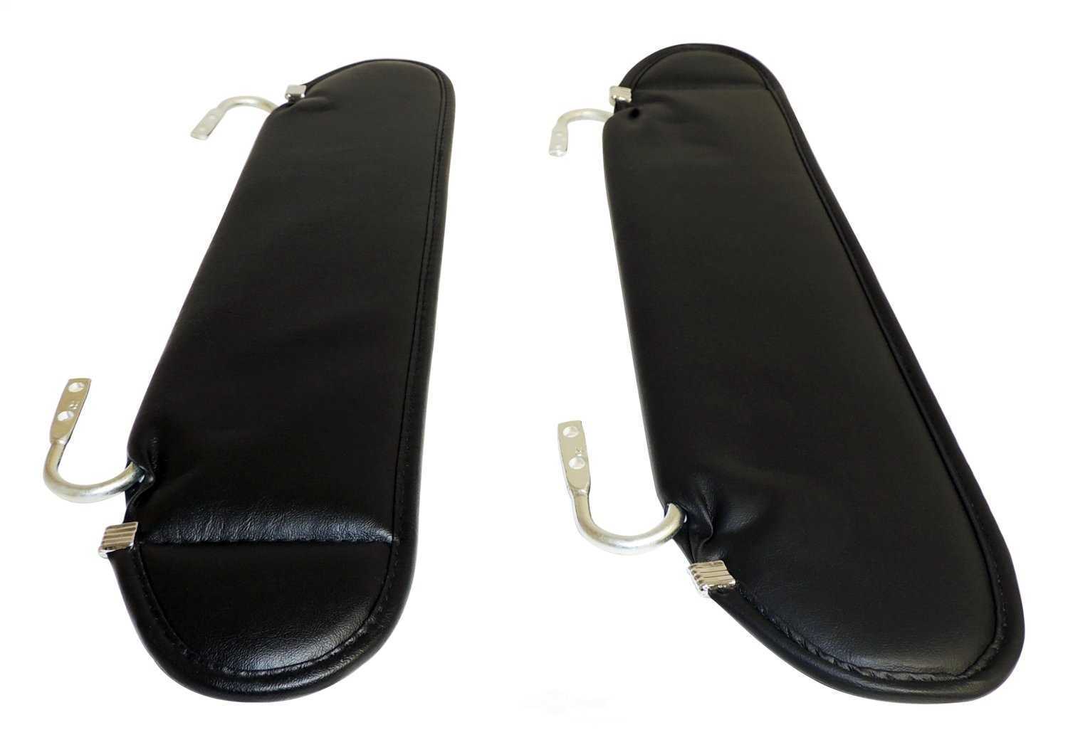 FITS 1987-1995 JEEP WRANGLER BLACK LEFT AND RIGHT SUN VISOR SET1