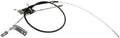 FIT 86-89 D21 74.6BED 90-92 REG CAB 2.4L 4WD LFT OR RT REAR PARKING BRAKE CABLE0