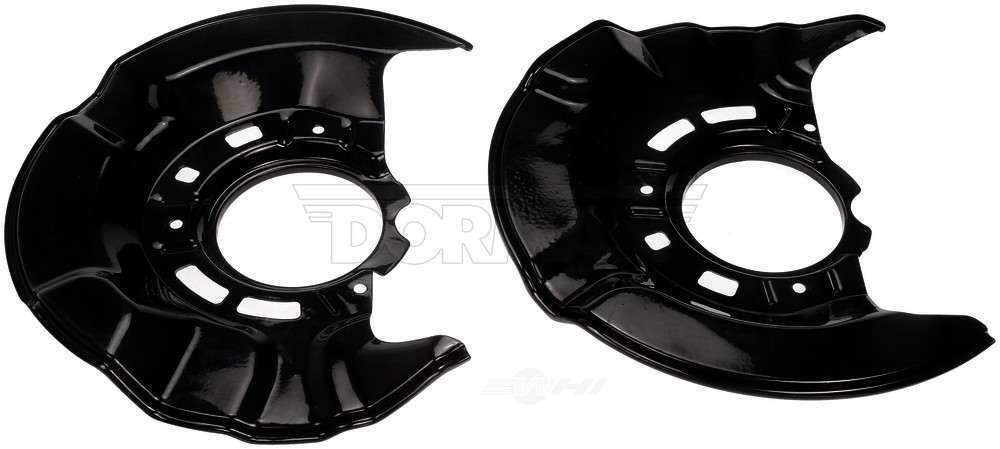 FITS 09-13 COROLLA USA BUILT MATRIX PAIR OF FRONT BRAKE DUST BACKING PLATES2