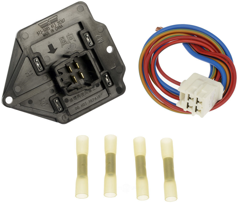05-10 HINO 338 268 258 238 185 165 145 BLOWER MOTOR RESISTOR KIT WITH HARNESS0