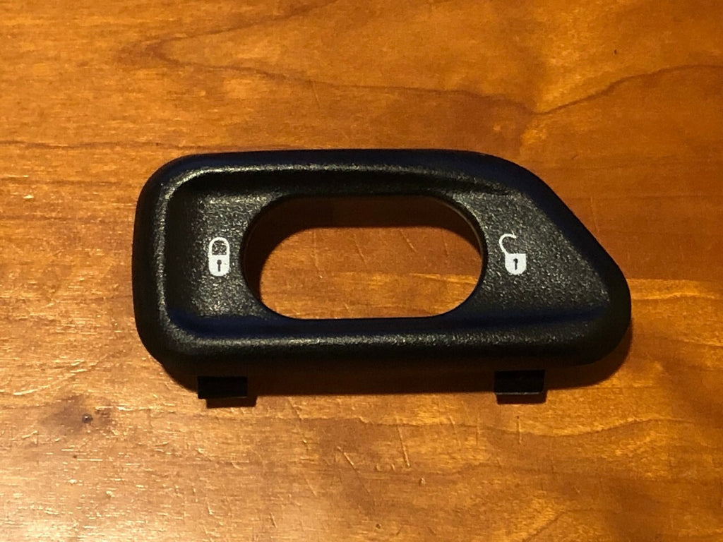 FITS 2011-2018 WRANGLER PASSENGER RIGHT FRONT DOOR BLACK LOCK SWITCH BEZEL2