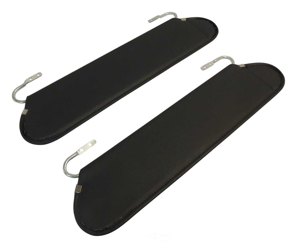 FITS 72-83 JEEP CJ5 72-75 CJ6 76-86 CJ7 81-86 CJ8 PAIR (2) GRAY SUN VISOR SET0