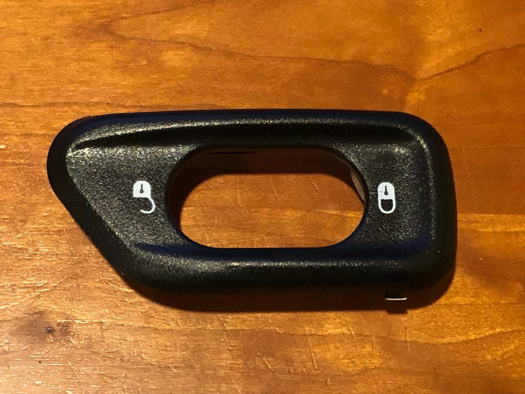 FITS 2011-2018 WRANGLER PASSENGER RIGHT FRONT DOOR BLACK LOCK SWITCH BEZEL3
