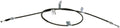 FITS 2001-2015 EDGE MKX DRIVER LEFT REAR EMERGENCY PARKING BRAKE CABLE0