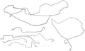 02 DAKOTA EXT CAB 4WD 2 WHEEL ABS 8.25 REAR AXLE STAINLESS STEEL BRAKE LINE KIT0